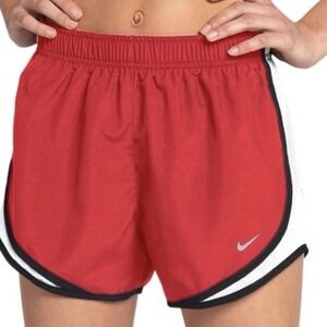NWT Nike Dri-FIT Running Shorts Womens XS Red Black White Athletic 831558-611